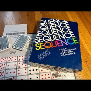 “Sequence” board game (complete) 1992 by Jax - A game of strategy